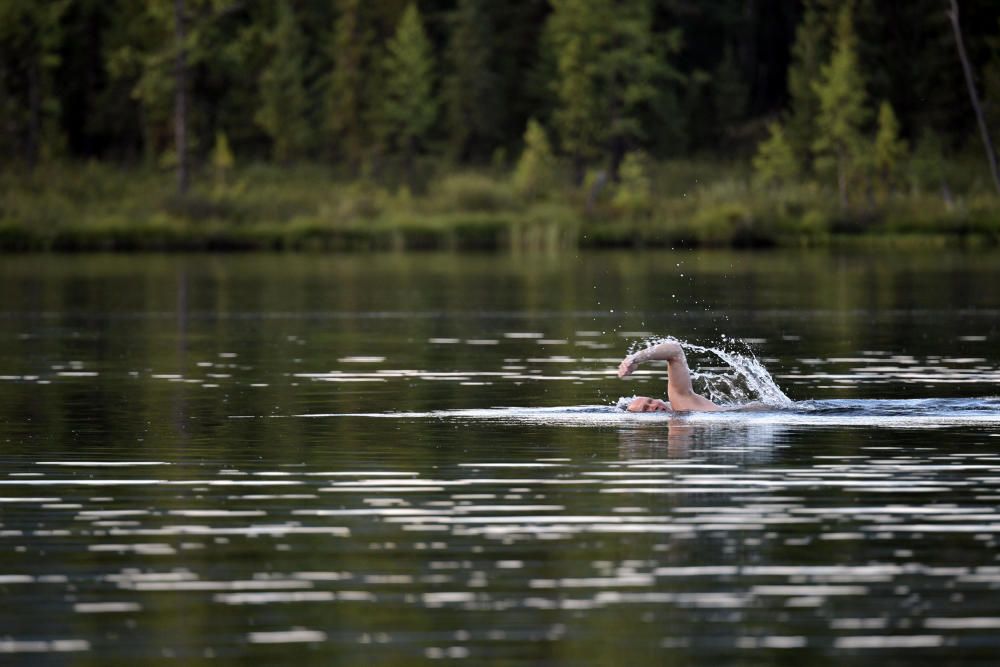 Las vacaciones de Vladímir Putin en Siberia