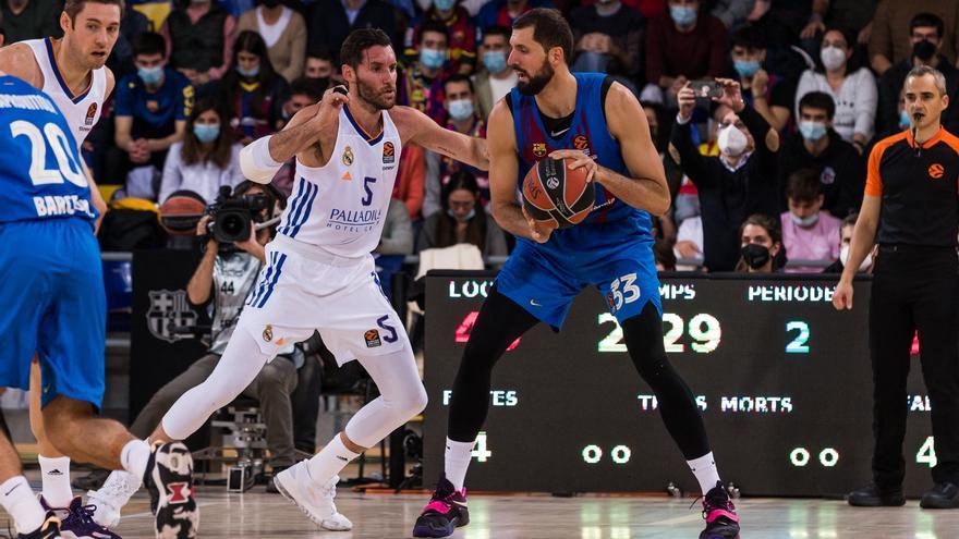 Nikola Mirotic y Rudy Fernández.