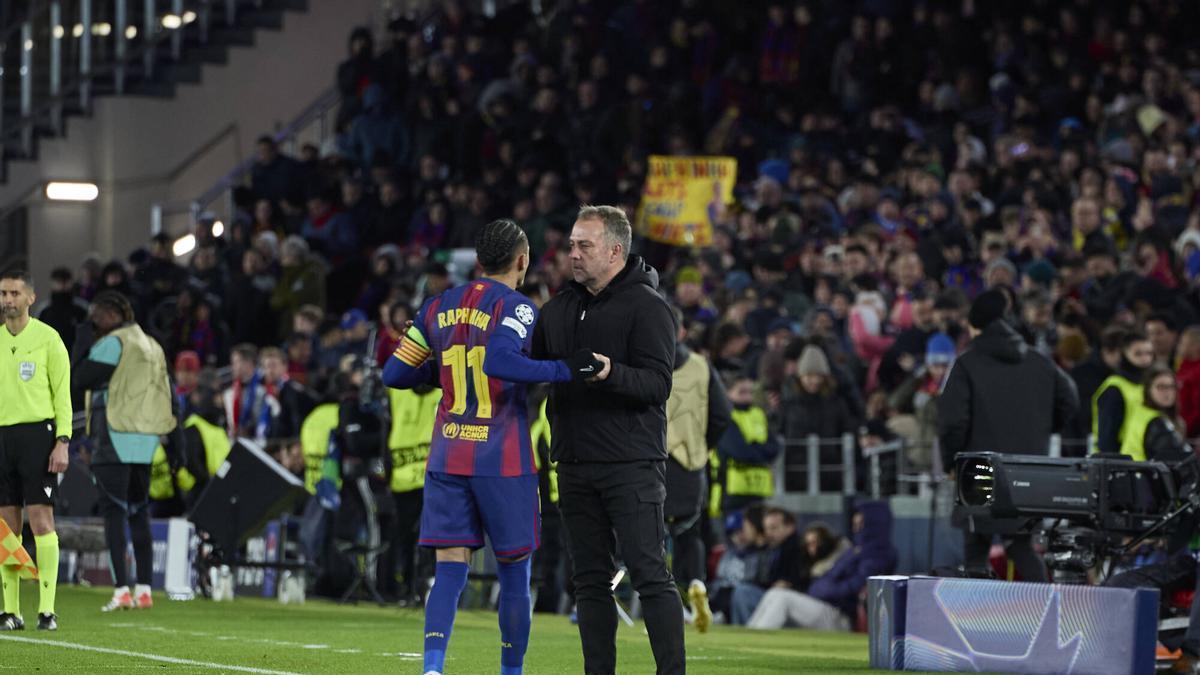 Radiografía del Barça sin Raphinha: ¿qué ha hecho Flick en el extremo izquierdo?