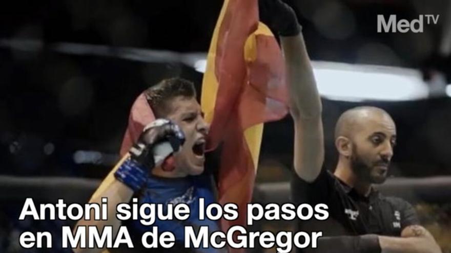 Antoni sigue los pasos de Conor McGregor desde la Vall d'Uixó