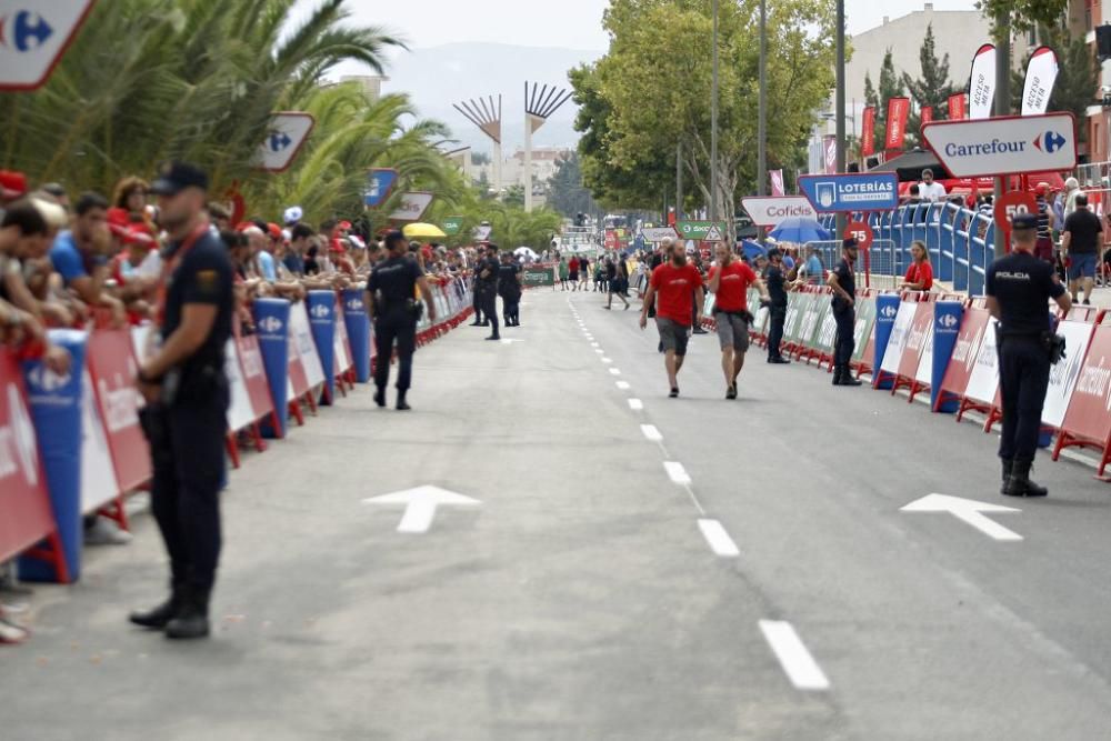 La Vuelta a España a su llegada a Alhama de Murcia