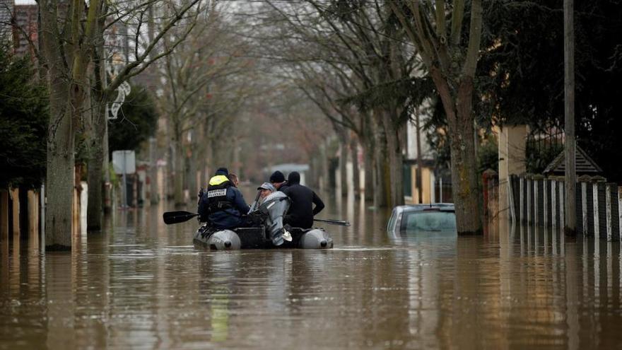 El Sena se desborda en París