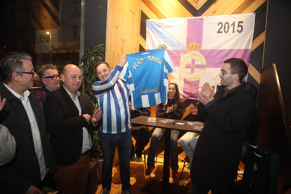 Inauguración de la peña deportivista A Bica