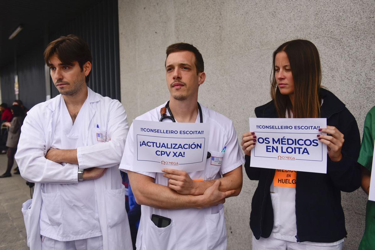 El conselleiro de Sanidade cifra en el 20% el seguimiento de la huelga de médicos convocada a nivel estatal contra el Estatuto Marco.