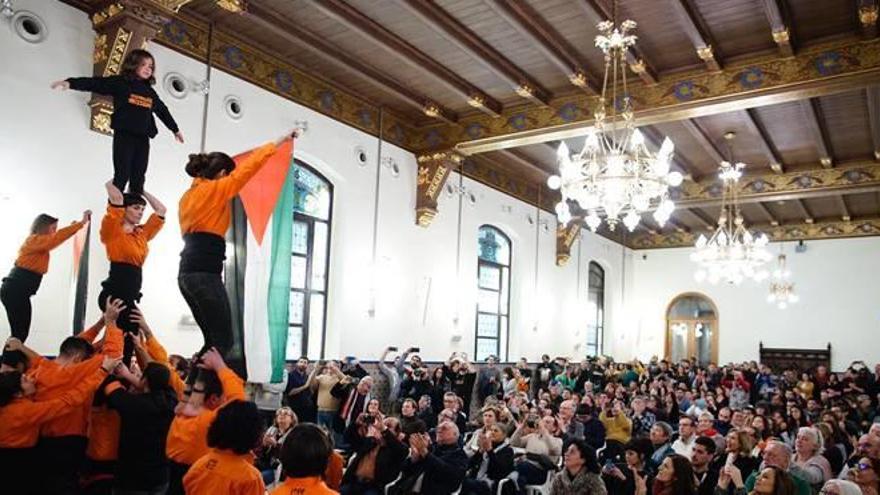 Un momento del acto celebrado en el Palacio de la Exposición.