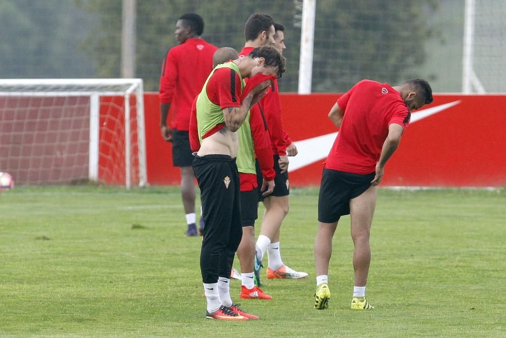 Entrenamiento del Sporting