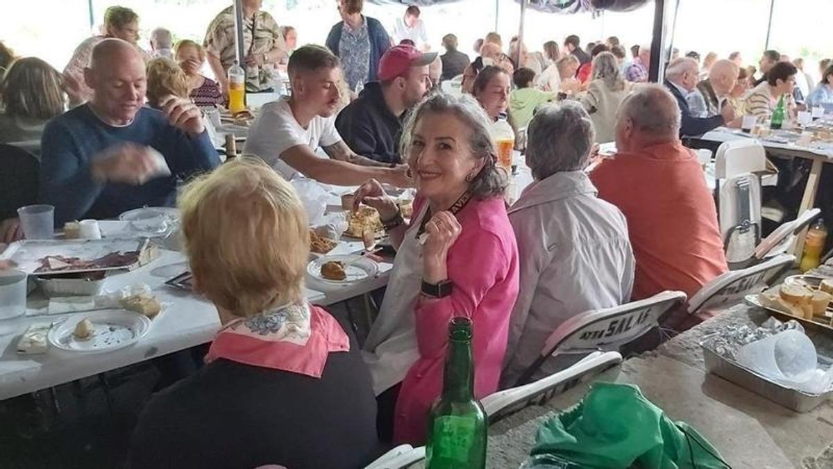 Comida de San Antonio en Láneo (Salas) en una edición anterior.