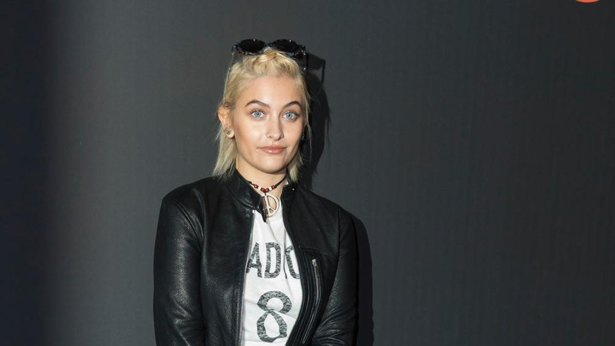 Paris Jackson, en el desfile de Dior en París