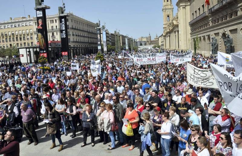 Fotogalería de la protesta de los afectados por las riadas