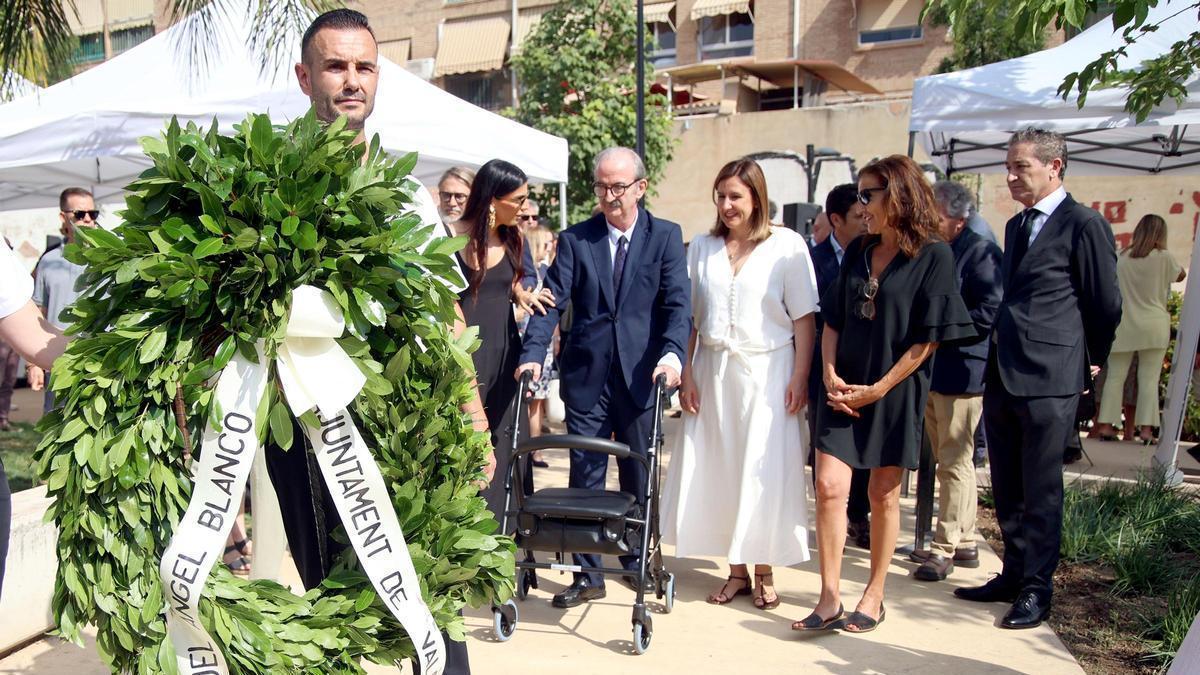 Acto de homenaje a Miguel Ángel Blanco en València.