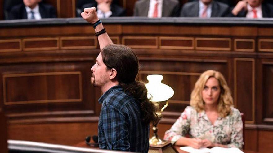 Iglesias lanza un discurso de esperanza a los defraudados por la vuelta de Rajoy