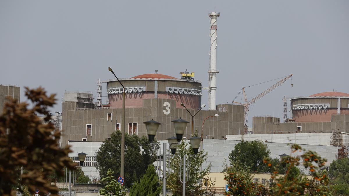 Una imagen de la central nuclear de Zaporiyia.