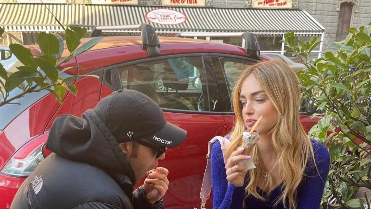 Chiara Ferragni y Fedez en Italia