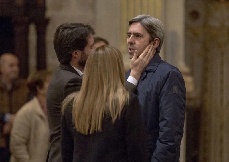 Misa celebrada en la Catedral de València en el primer aniversario de la muerte de la exalcaldesa