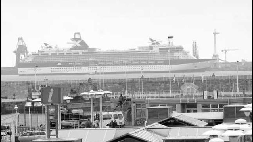 Segunda escala del mayor crucero de la historia de El Musel