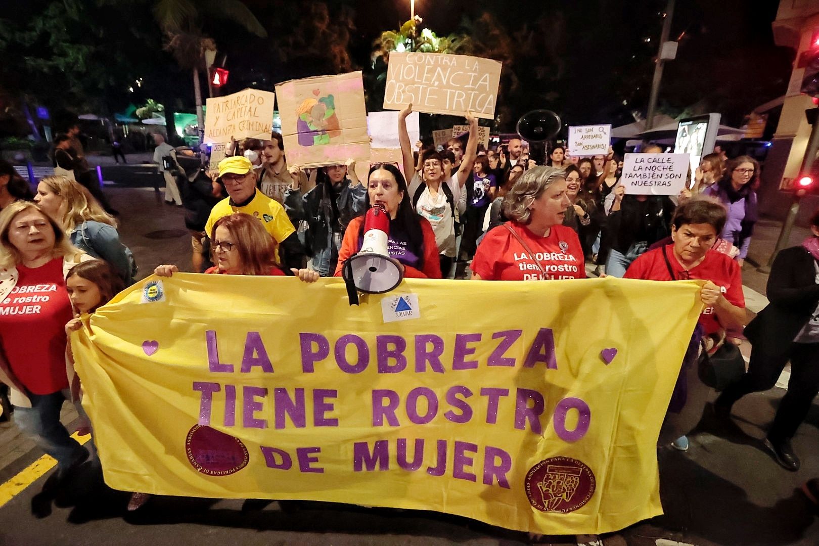 Manifestación por la eliminación de la violencia machista en Santa Cruz