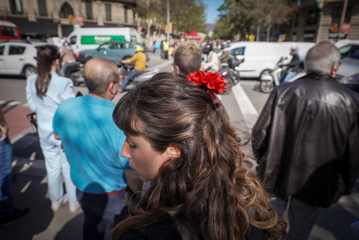 Celebración del día de Sant Jordi en Barcelona