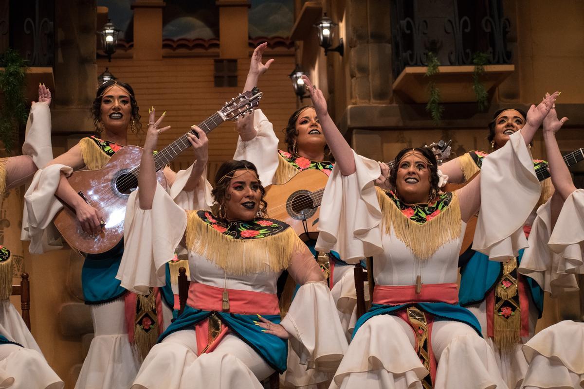 Las Chimixurris en su actuación de 2020.