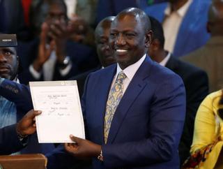 El vicepresidente Ruto gana las elecciones de Kenia con el 50,49% de los votos