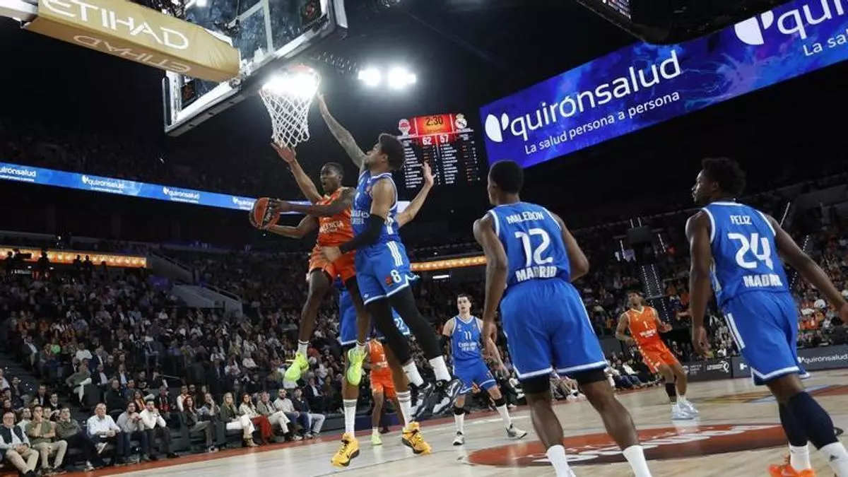 Horario y dónde ver el Real Madrid-Valencia Basket de la EuroLeague