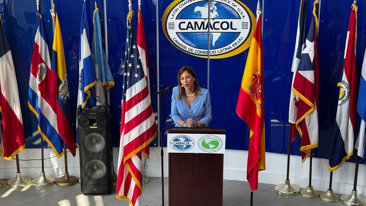 Chueca, durante su intervención en Camacol.