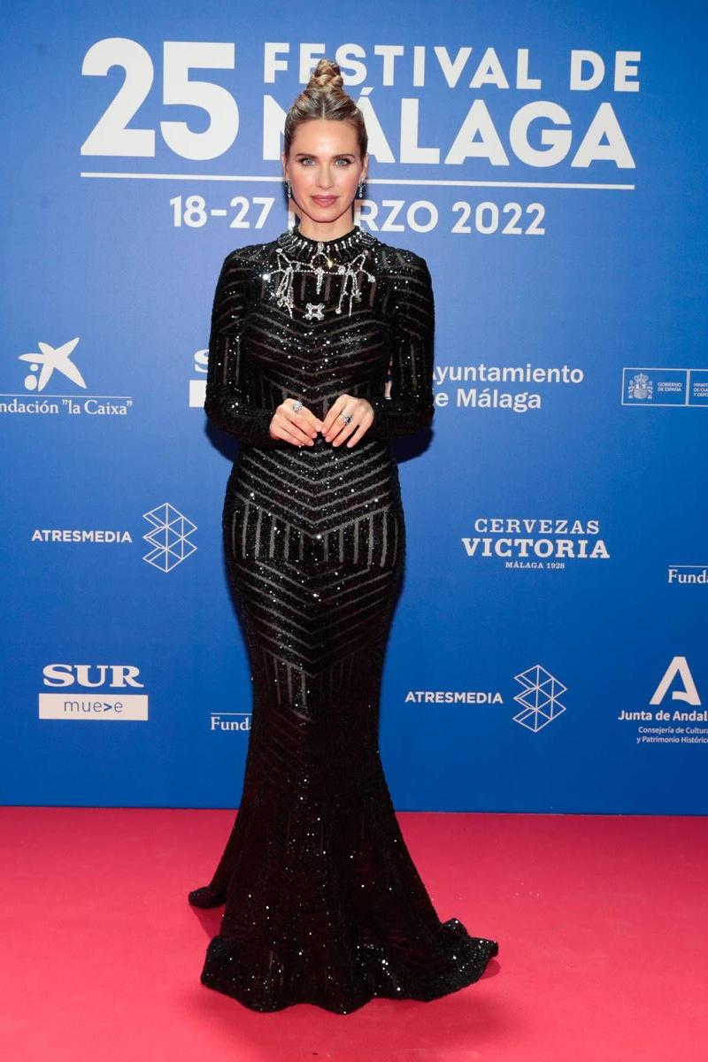 Vanesa Romero en la inauguración del Festival de cine de Málaga