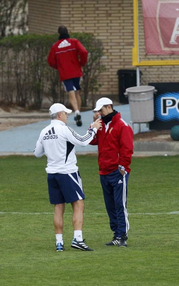 Entrenamiento del miércoles del Real Zaragoza