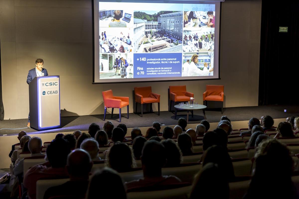 El CEAB va celebrar els seus 40 anys amb un acte institucional a la seu del centre, a Blanes