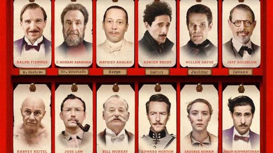 Cartel de &#039;El Gran Hotel Budapest&#039;.