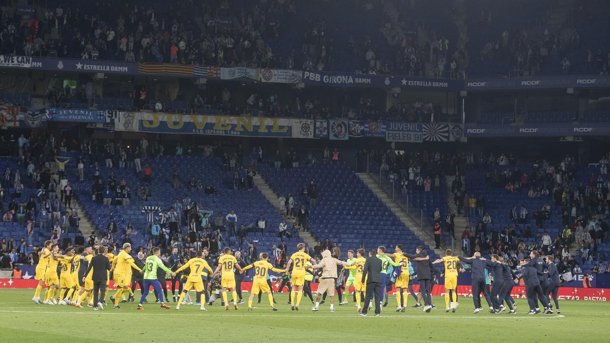 El Barça consigue el título de Liga en el campo del Espanyol