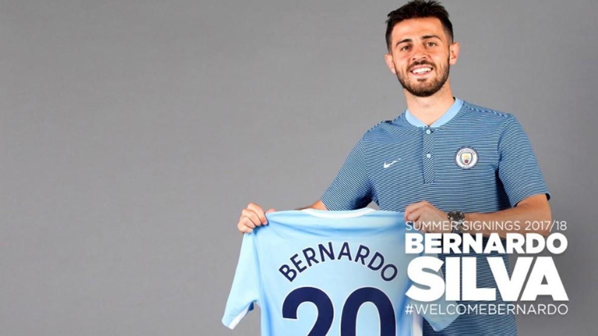 Bernardo Silva, nuevo fichaje del Manchester City