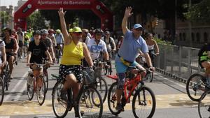 El carrer d’Aragó estarà tallat aquest diumenge per la Bicicletada de Barcelona