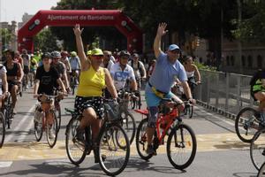 El carrer d’Aragó estarà tallat aquest diumenge per la Bicicletada de Barcelona