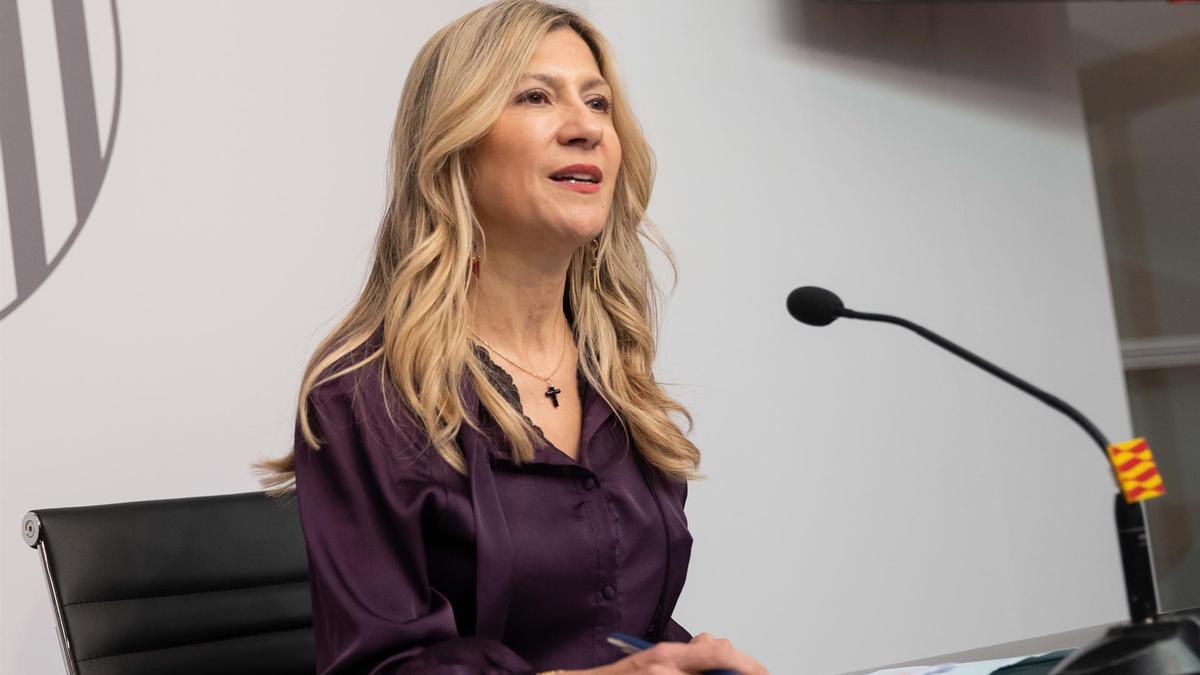 La vicepresidenta de Aragón, Mar Vaquero.