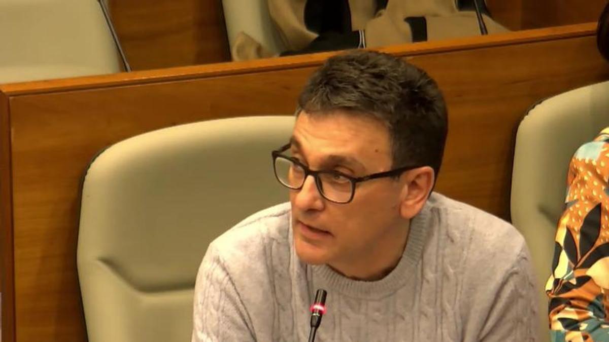 El portavoz del grupo municipal de compromís, Xavier Martí.