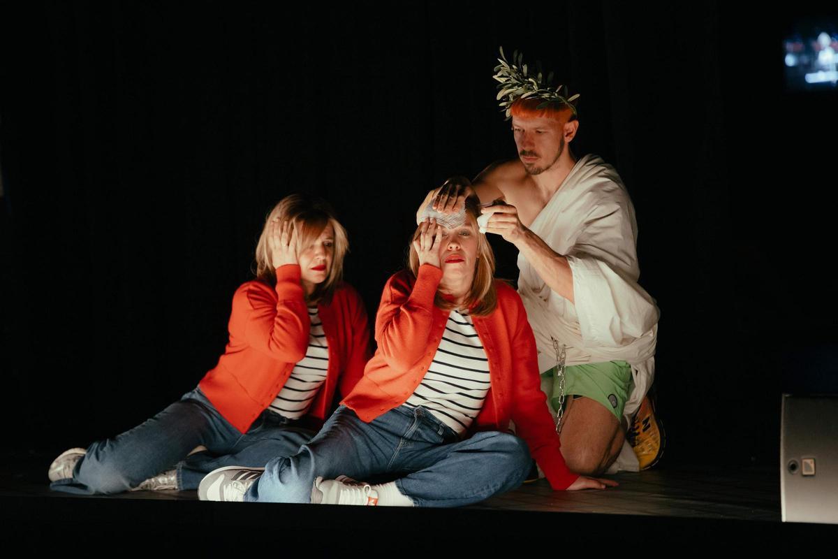 Un momento de 'Els estunmen', ópera contemporánea que se estrena en el Teatre Lliure.