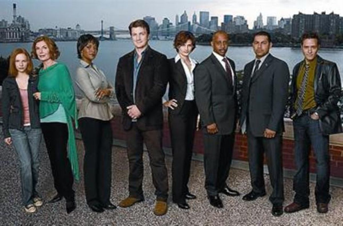 Els actors principals de’Castle’, en una imatge promocional. Els actors principals de’Castle’, en una imatge promocional.