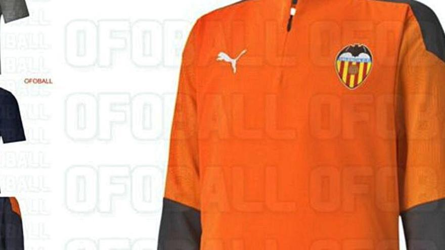 Camiseta de entrenamiento del Valencia CF - Azul marino