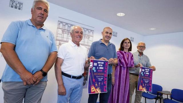 Presentación de la gala contra el cáncer en Archidona.