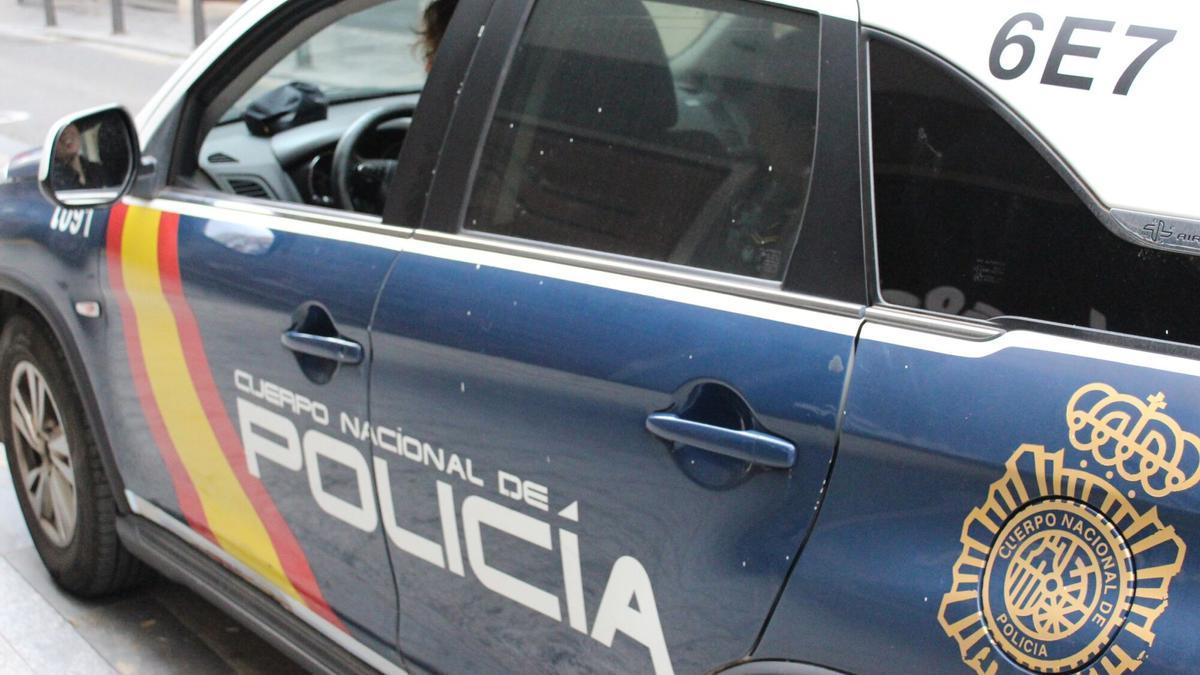 Un coche de la Policía Nacional.