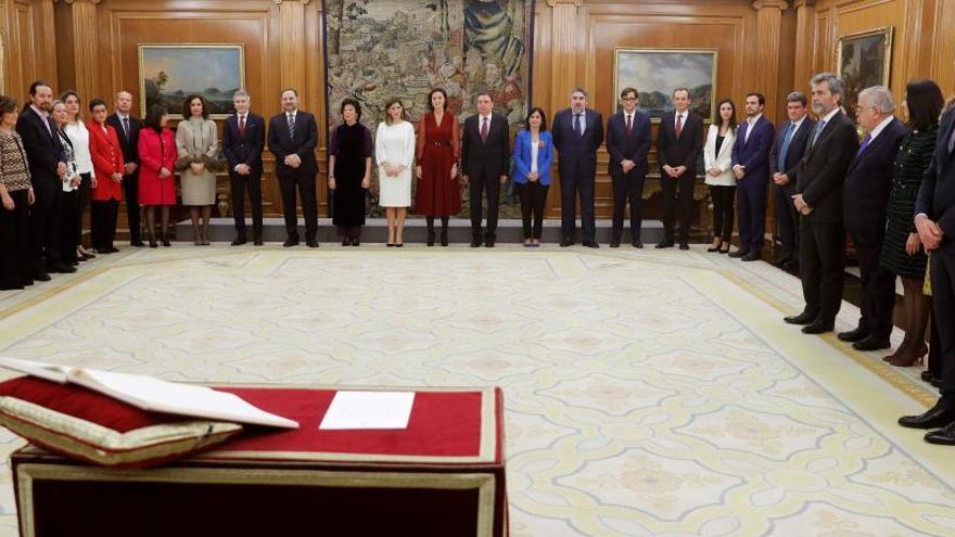 Imatge dels ministres de Sánchez.