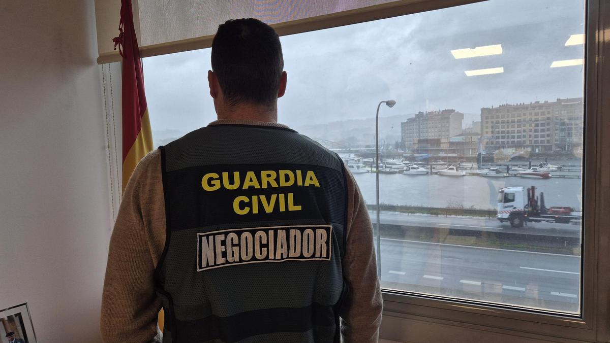 El negociador de la Guardia Civil de Pontevedra en una imagen de archivo