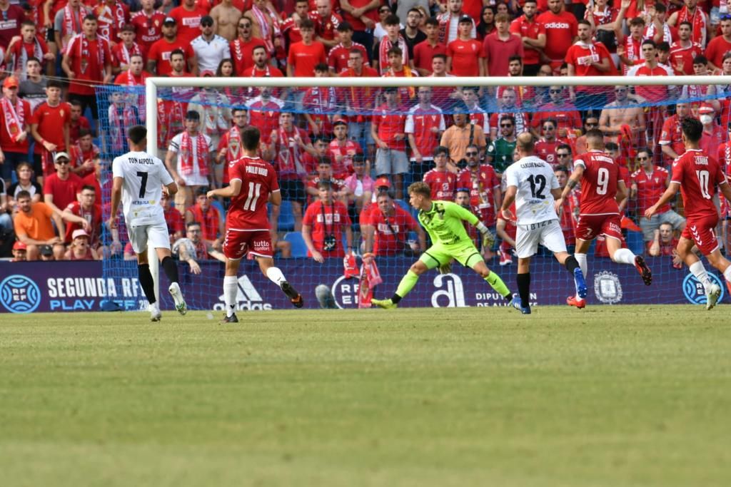 Las imágenes de la final del 'play off' de ascenso a Primera RFEF entre la Peña Deportiva y el Real Murcia