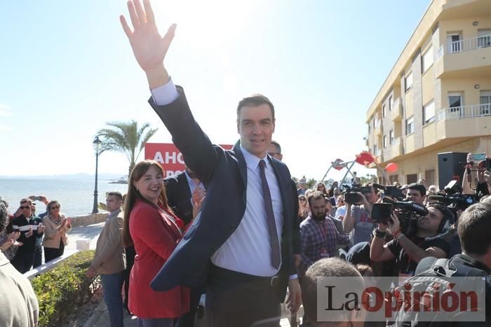 Pedro Sánchez visita Los Alcázares