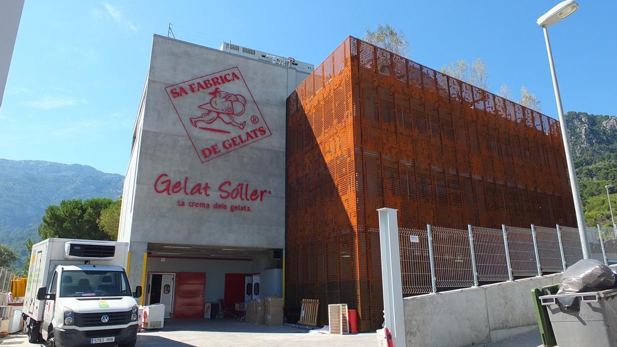 Die Eisfabrik Sa Fàbrica de Gelats in Sóller.