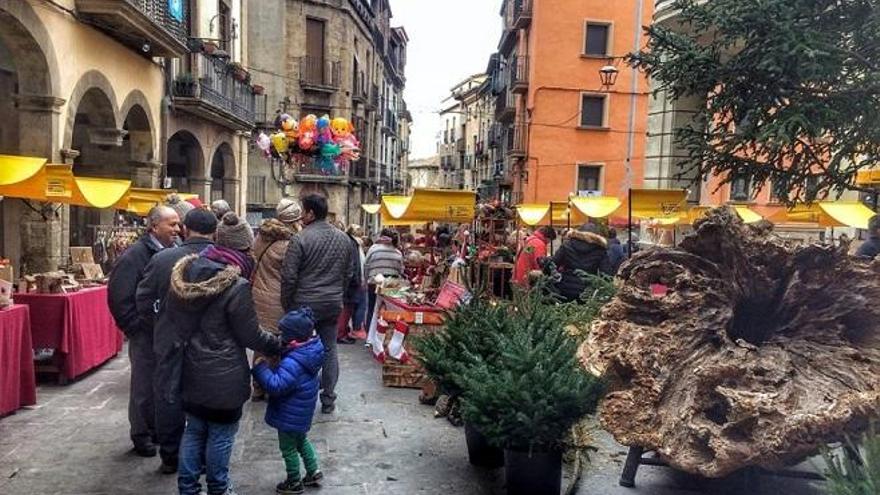 Activitat de la Fira del Tió de Solsona en una edició anterior