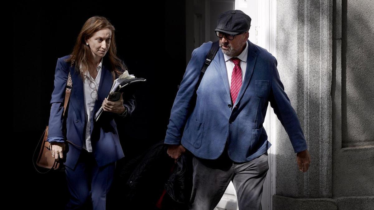 Koldo García, a la salida del Tribunal Supremo.