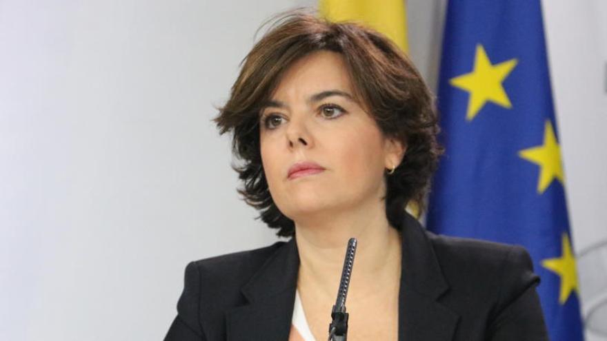 La vicepresidenta del govern espanyol, Soraya Sáenz de Santamaría