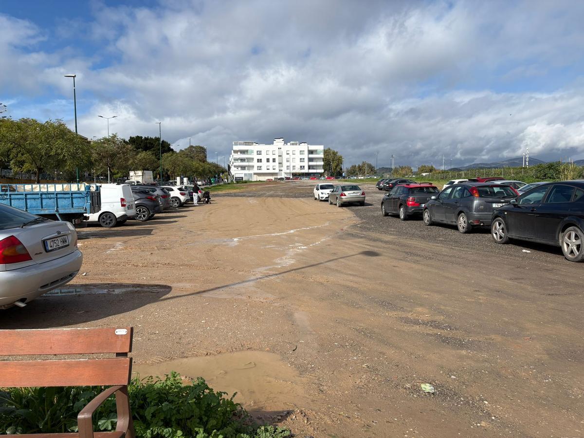 Solar donde se construirá la gran plaza de Campanillas