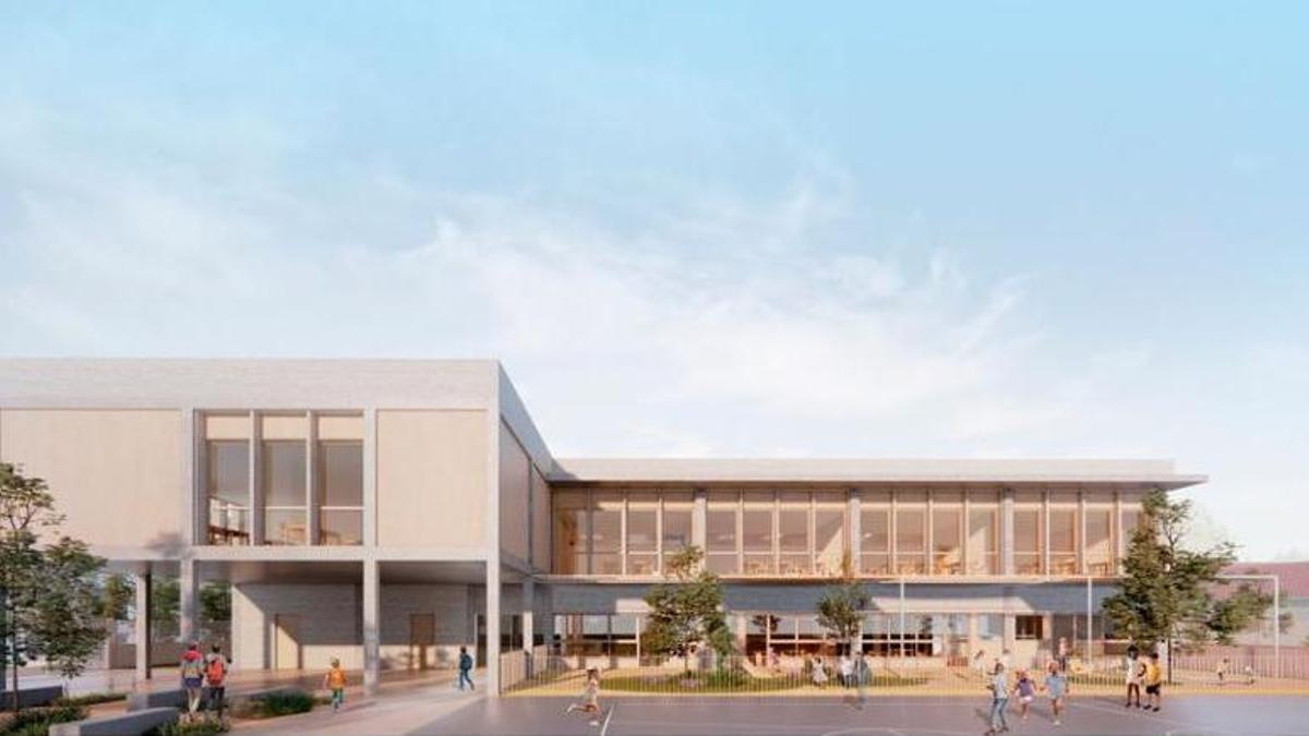 Recreación del nuevo colegio